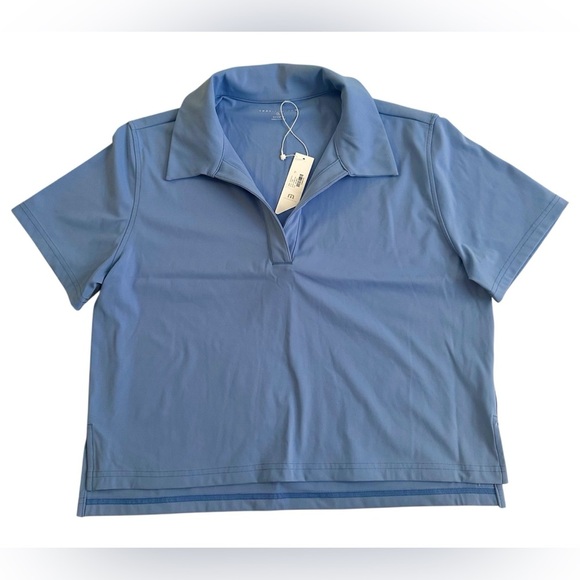 NWT💕 Travis Mathew DECO DISTRICT MOVEKNIT POLO - Cornflower Blue Small - Picture 2 of 3